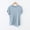 Green, variant on YHAJDS Womens Tops Short Sleeve Round Neck Loose Asymmetrical Hem T Shirt Solid Color Basic Tee