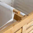 thumbnail image 5 of Household Essentials Bamboo and Cotton Double Laundry Sorter with Lid and Removable Cotton Bags, Natural, 5 of 11