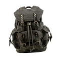 thumbnail image 2 of Mochila de lona Mochila informal Mochila portátil para exteriores para hombres y mujeres Mochila de viaje para senderismo Mochila para trekking Gris oscuro, 2 of 8