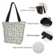 thumbnail image 4 of Easygdp White Popcorn Bolso de Hombro para Mujer, Bolso Bandolera y Cartera de Mano Elegante para Uso Diario, 4 of 6