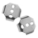 thumbnail image 1 of FELTECHELECTR 2 piezas de herrajes para montaje de portarrollos de papel higiénico, toalleros de baño, suministros de reparación, herrajes para toalleros de baño, portarrollos de papel higiénico, 1 of 5
