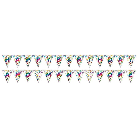 Left Side Banner - Rainbow Foil 7 1/2