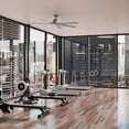 thumbnail image 3 of Ventilador de techo Hunter 51591 Downtown 72 in - Matte Silver Hunter Fan 51591, 3 of 4