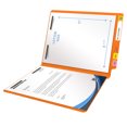 thumbnail image 4 of 20 pt Super Heavy Duty Color Folders, Full Cut End Tab, Letter Size, 2 Fasteners in Pos #1 & #3, Orange (Box of 40), 4 of 9