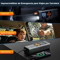 thumbnail image 4 of Inflador de Neumáticos NEXPOW, Bomba de Aire de 150 PSI con Manómetro, Compresor de Aire Inalámbrica con Doble Alimentación luz LED y Apagado para Motocicleta, Coches, Bicicletas y Balones, 4 of 8