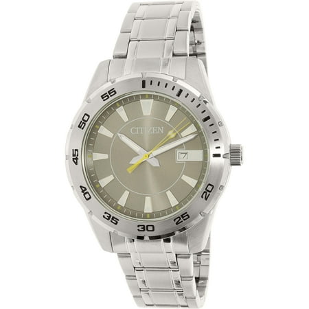 Citizen Men's BI1040-50H Silver Stainless-Steel Quartz Watch