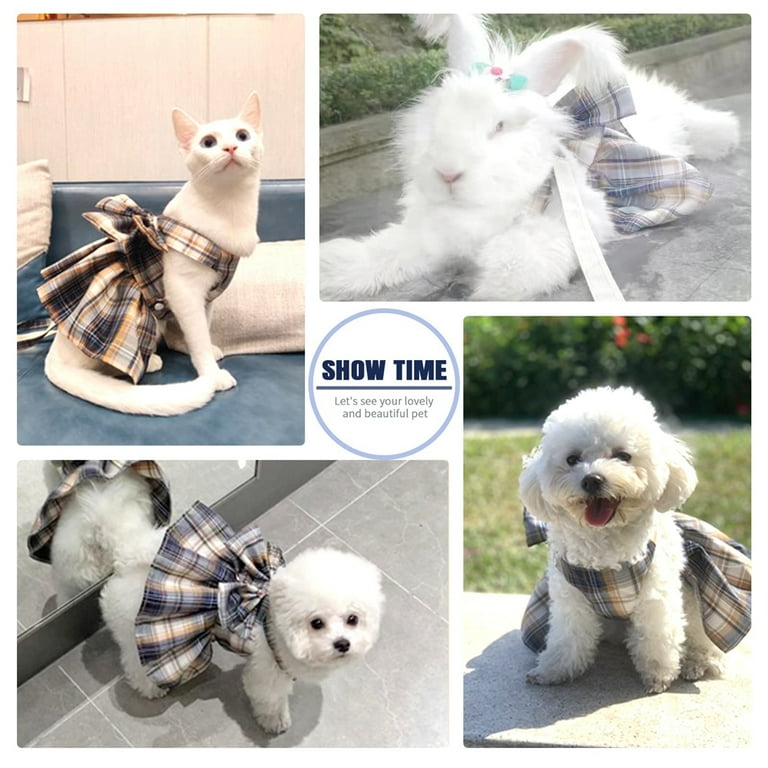 Plaid dog dress sales