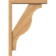 thumbnail image 3 of Ekena Millwork 3 1/2"W x 18"D x 26"H Funston Block Smooth Bracket w/ Offset Brace, Western Red Cedar, 3 of 25