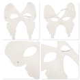 thumbnail image 3 of Unique Bargains 1 Pce Masque de Fête Papillon Pâte Blanche, 3 of 5