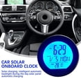 thumbnail image 4 of Solar Car Clock Digital Watch 2 In 1 Auto Clocks Thermometer Lcd Display Accessories R3c6 Digital Backlig With Interior Car, 4 of 7