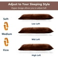 thumbnail image 5 of Body Pillow, Cooling Memory Foam Body Pillows for Adults Sleeping, Long Pillow for Bed, Big Large Firm Full Body Pillow for Side Sleeper, 5 of 12