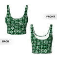 thumbnail image 4 of Yiaed Christmas Pattern At Buffalo Plaid Print Ladies Waistcoat Women Sports Vest Vest Sports Women Sports Top Yoga Vest for women-Small, 4 of 8