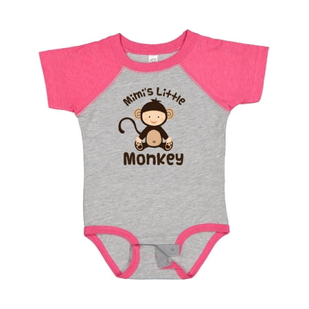 

Inktastic Mimi Little Monkey Grandchild Gift Baby Boy or Baby Girl Bodysuit