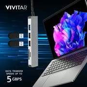 Vivitar Multi-Port USB Hub with SD, Micro SD, and HDMI