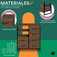 thumbnail image 3 of Mubson Comoda con 6 Cajones y 3 Repisas Osan, 3 of 5