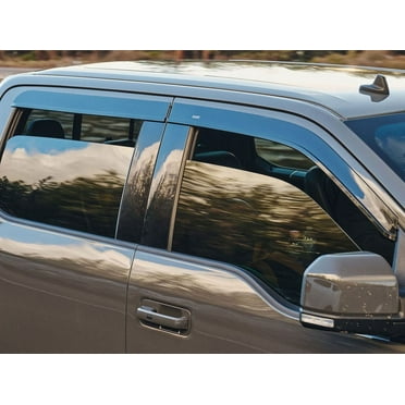 Husky Liners 19-24 Chevrolet Silverado/GMC Sierra 1500 DC Ventvisor Low Profile (4pc) - Smoke