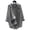 Black, variant on Ladies Checkered Flannel Shirt Featuring Artisan Embroidery And Relaxed Fit For Cool Weather Comfort Grey