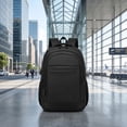thumbnail image 5 of Laptop Backpack,19 Inch Multi-Compartment Waterproof Lightweight Bag for Men Women | Travel Essentials Bag | Large capacity Commute Daypack,Black, 5 of 7