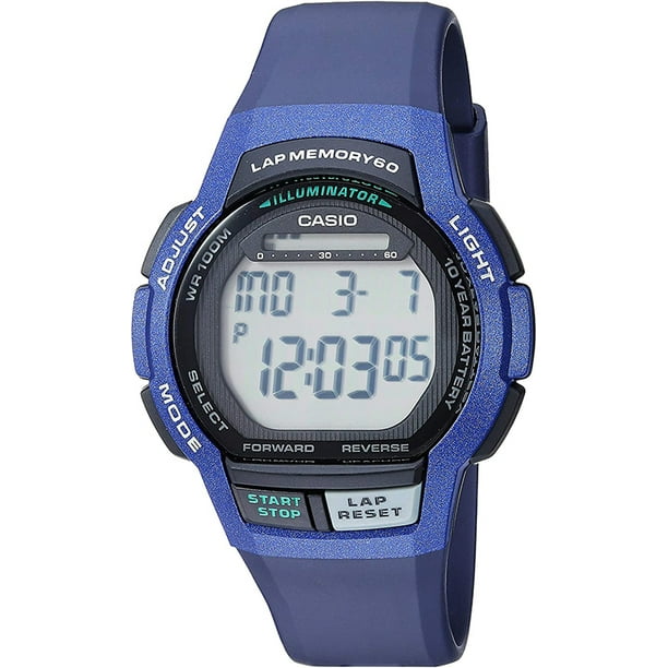 casio watch lap memory