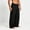 Black, variant on Men's Wide Leg Pleated Bootcut Pants Zipper Fly Baggy Commuter Pants Casual Business Dress Pants Slacks Trousers Dark Gray