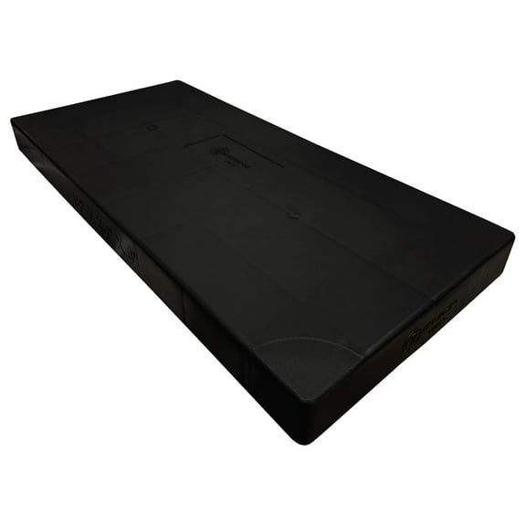 Mini Split Black Condenser Pad/Base, 18" W x 38" L x 3" H - Ideal for Air Conditioner Condenser Unit