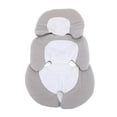 thumbnail image 1 of Universal 3D Hollow Machine Washable Baby Car Seat Cushion for All Seasons, Gray and White, 1 of 4