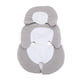 thumbnail image 1 of Universal 3D Hollow Machine Washable Baby Car Seat Cushion for All Seasons, Gray and White, 1 of 4