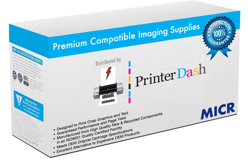 PrinterDash Compatible MICR Replacement for Dell B2360DN/B3460DN/B3465DN Drum/Toner Value Combo Pack (1-Drum Unit/6-Toners) (593-11168_6PKVB) - image 2 of 8
