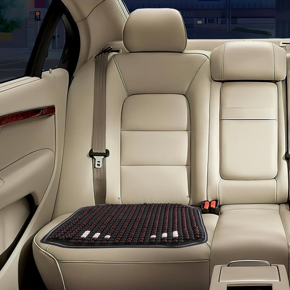 RENACLIPY Natural Wood Beaded Seat Cover Multi 1Pack