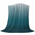 thumbnail image 6 of Blue Ombre Blanket Soft Cozy Warm Throw Blanket for Couch, Plush Fuzzy Flannel Fleece Blankets for Sofa, Contemporary Gradient Abstract Art Bed Blankets Lightweight Gifts for Women, 40"x50", 6 of 9