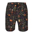 thumbnail image 3 of Fuzoiu Pumpkin Plant Garden Print Men's Beach Shorts,Men's Swim Trunks,Quick Dry Board Shorts with Pockets,Men's Bathing Suits for Surfing, Running, and Casual Wear-3X-Large, 3 of 6