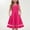 Hot Pink, variant on Spazoro Toddler Girls A-Line Dress, Round Neck Sleeveless Casual Solid Color Princess Dresses for Child Girls Hot Pink Size 5 T