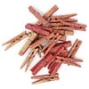 Just Artifacts 2-inch Glitter Craft Wood Clothespins/Peg Pins (48pc, Rose Pink Glitter)