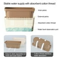 thumbnail image 6 of Double Layer Plant Pot Self Watering Plant Pot Rectangle Double Layer Indoor Flower Herb Succulent Planter Box, 6 of 11