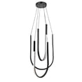 thumbnail image 1 of Suspension Pacari - 54W - Noir Mat - Diffuseur Silicone Blanc, 1 of 1