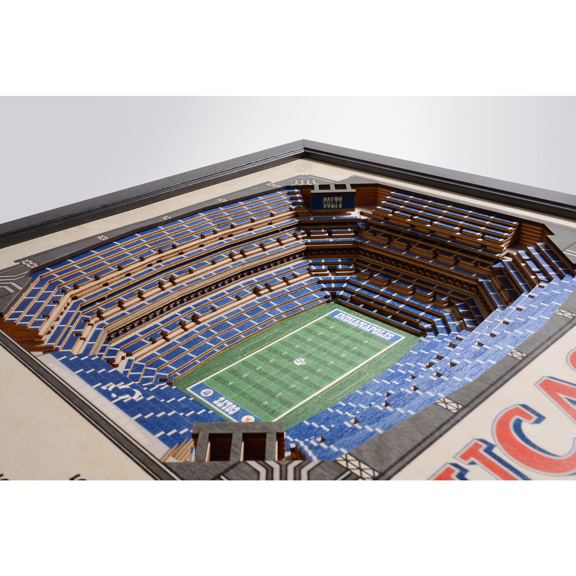 Indianapolis Colts 25.5" x 19.5" Lucas Oil Stadium Stadium Views Wall Art