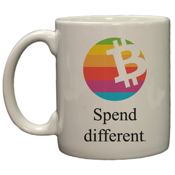 Bitcoin Spend Different Parody 11oz Coffee Mug