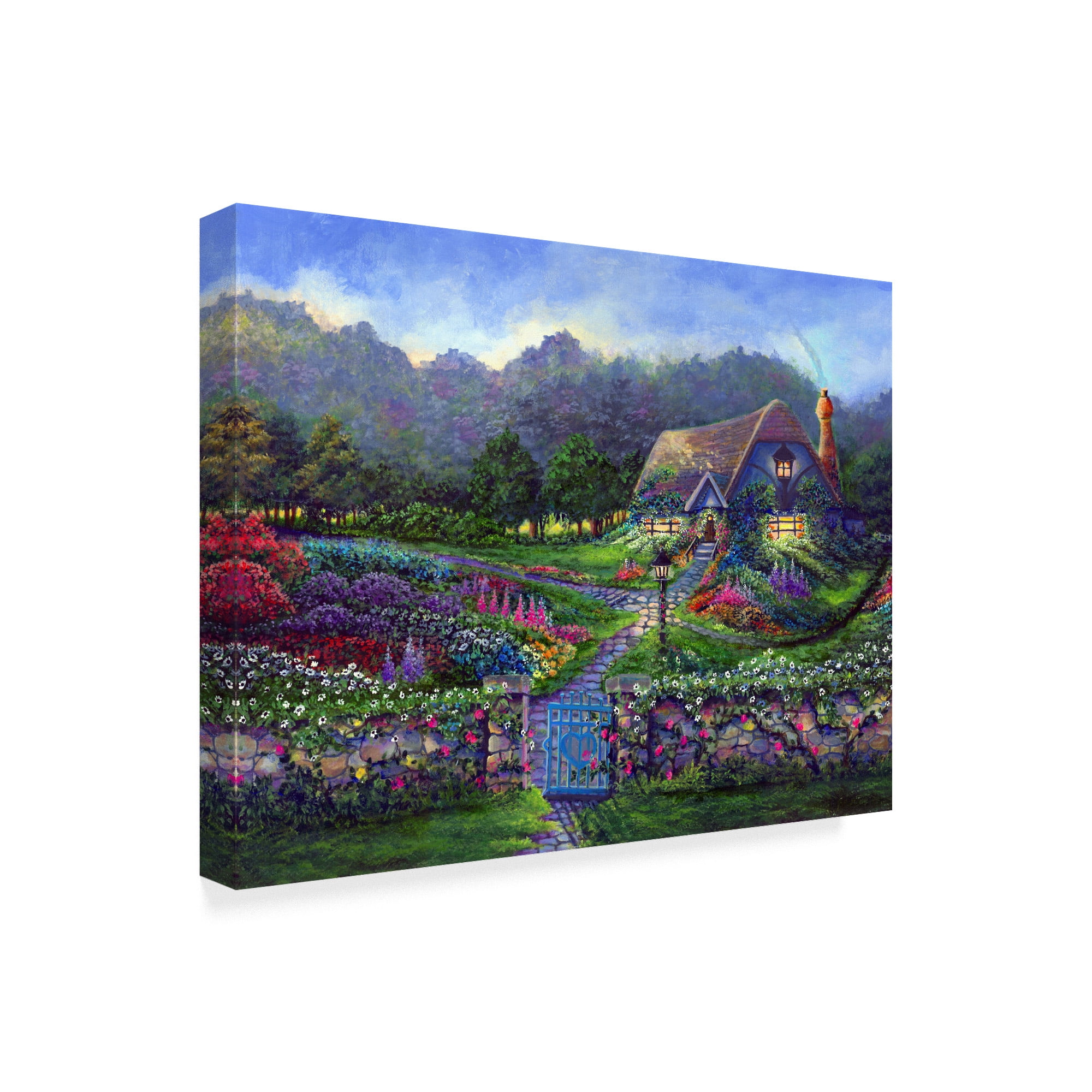 Trademark Fine Art 'Garden Gate' Canvas Art by Bonnie B Cook