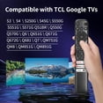 thumbnail image 2 of (Pack of 2) Replacement-for-TCL-Google-TV-Remote-Control,Universal Remote for TCL Smart UHD HDR LED Mini QLED 4K Google TVs(Not for Fire or TVs), 2 of 4