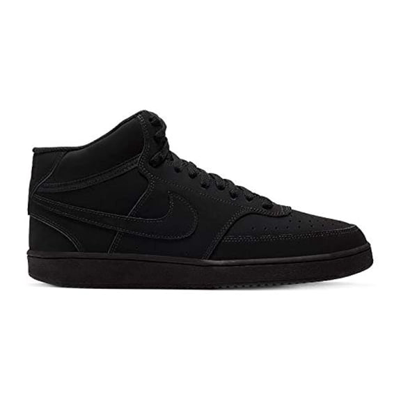 Nike Court Vision Mid Men's Sneakers Color: Black Black Size: 12