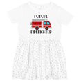thumbnail image 3 of Inktastic Future Firefighter Red Fire Truck Engine Girls Toddler Dress, 3 of 5