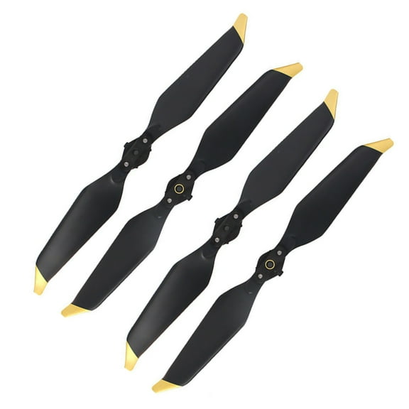 4Pcs For DJI Mavic Pro Drone Gold Propellers, 8.3inch * 3.1inch, Noise Reduction, Extended Fly Time