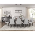 thumbnail image 5 of Lexicon Traditional Wood Dining Room Side Chair in Gray (Set of 2), 5 of 5