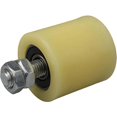 thumbnail image 5 of 2PCS 48X50mm Yellow Silver Nylon Steel Flat Roller Bearing Guiding Wheel 6201 M12 Screw for Electric, 5 of 5