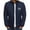 Blue Coat For Man, variant on LpwkSSA Men's Sherpa Fleece Lined Hooded Puffer Jacket Casual Winter Warm Padded Coat Fashion Solid Color Thicken Zip Up Parka Coat with Pockets Blue L