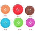 thumbnail image 2 of QualitChoice Coussinets d'Isolation Ronds en Silicone Multicolores Durables Flexibles pour Pot Cuillère Repose orange 1Set, 2 of 6