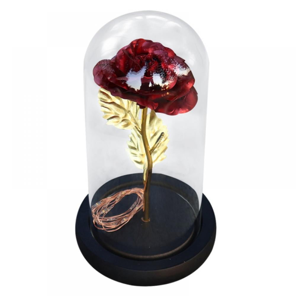 Details about   24K Gold Foil Rose Flower Luminous Galaxy Mother's Day Valentine's Day Gifts New 
