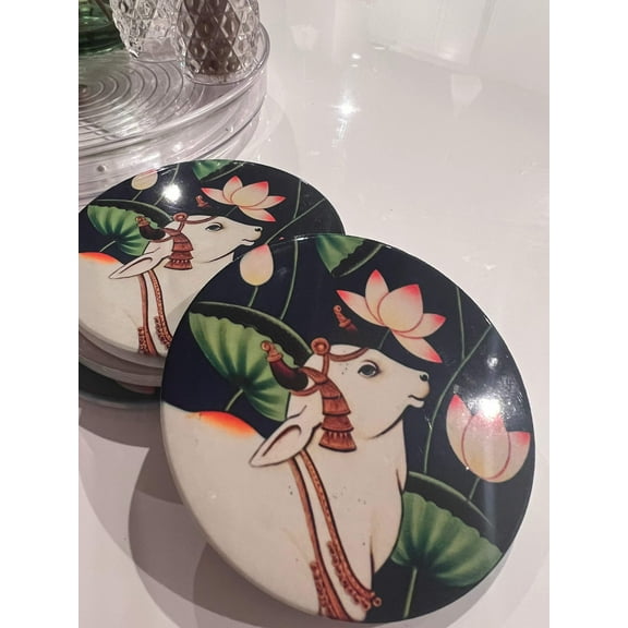 Coasters - Pichwai painting / Indian Design