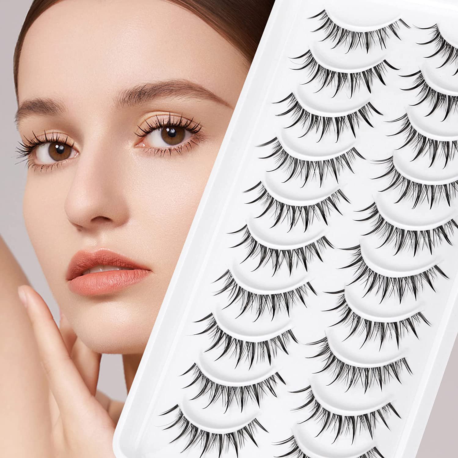Natural Long Eyelashes Asian