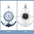 thumbnail image 5 of Tineasur Wooden Wall Clock Decorative for Living Room, 1 Set Stylish Home Decor Timepiece, 5 of 6